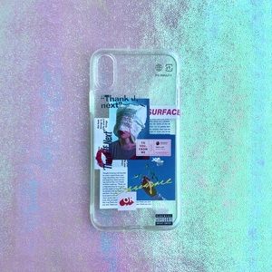 Aesthetic Collage Transparent iPhone Case